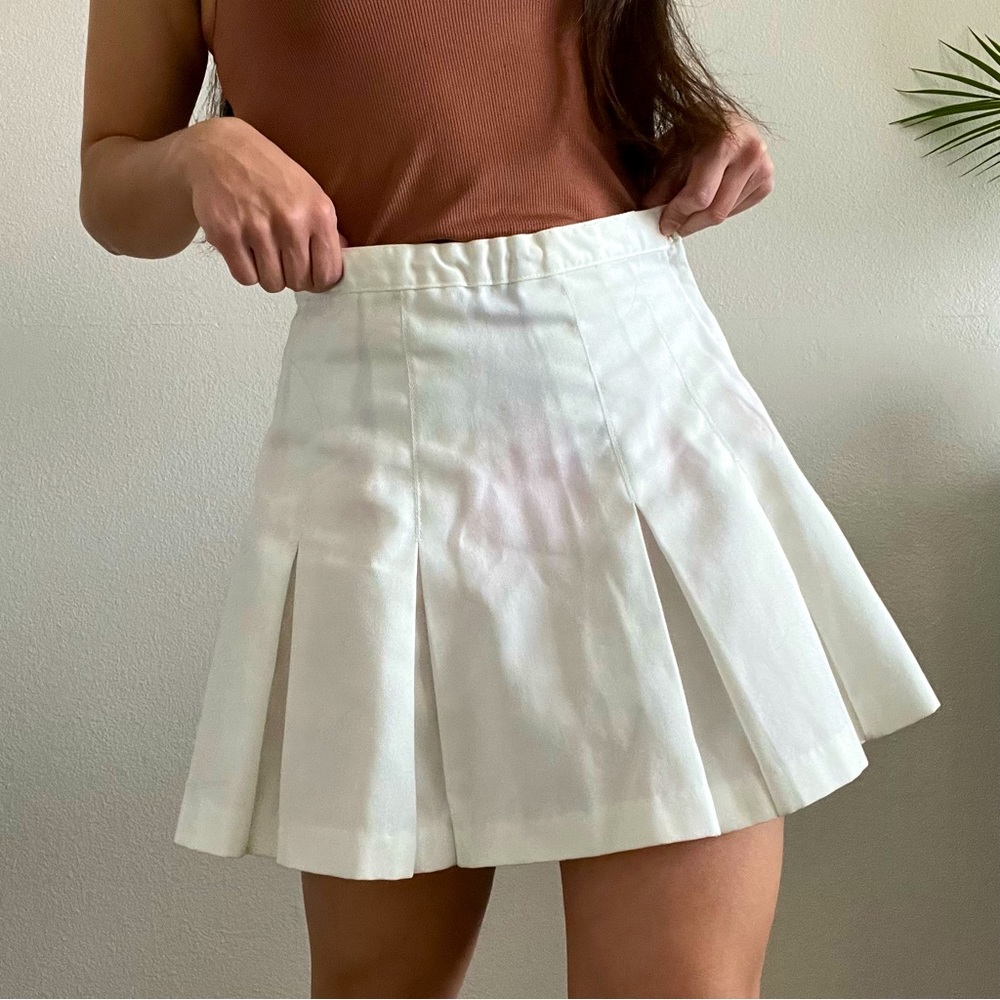 🪩 White Tennis Skirt 🪩